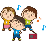  kids dancing