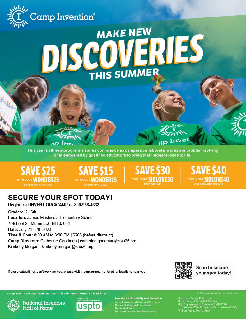  Camp Invention
